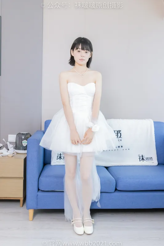 [BoBoSocks袜啵啵] NO.443 糯米-高跟鞋、白丝（脚尖加固款）、裸足（花絮版） - BoBoSocks袜啵啵